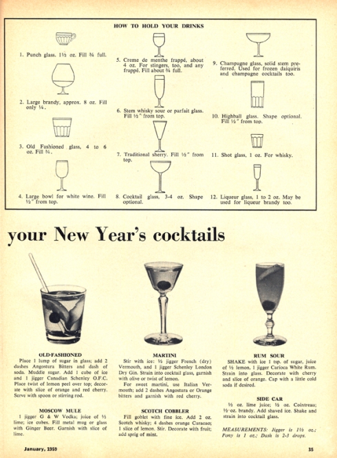 New Year's Cocktails-1959-R